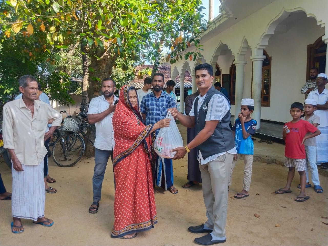 food pack got from usdo Sri Lanka for Ramadan