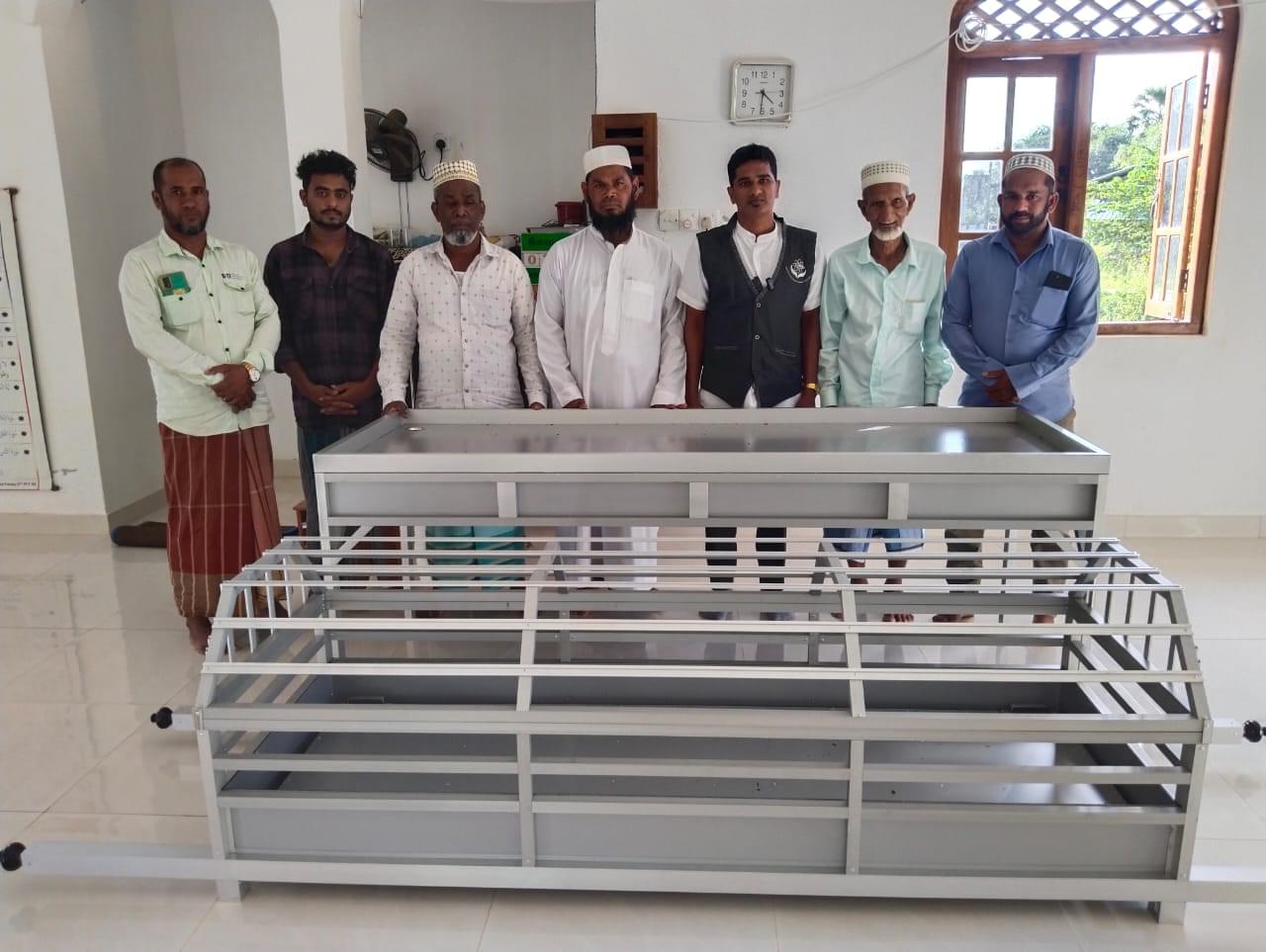 janaza box providing to mosque